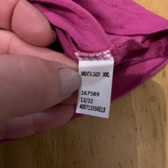 New NINE WEST Fuchsia Pink Tank TOP size XXL Sleeveless Soft Spun NWT - Picture 7 of 8